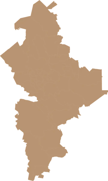 Mapa de Nuevo León con las 96 cafeterías del pasaporte